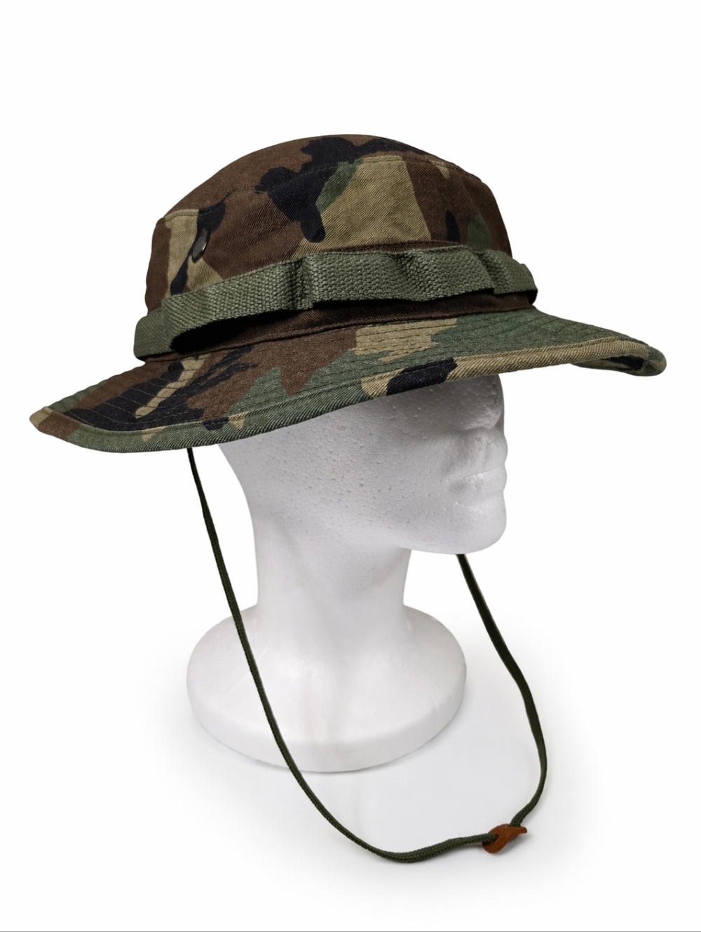 90s Y2K Military Surplus Rothco Camo Boonie Hat Jungle Type II Tactical Size 7.5